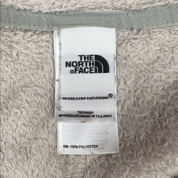The North Face Cozy Sherpa Fleece Pullover Sweatshirt Outdoor Tan XS - Picture 6 of 7
